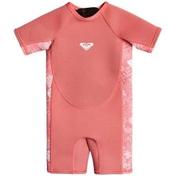 Roxy 1.5mm Syncro Back Zip Short Sleeve Springsuit - Toddler Girls'