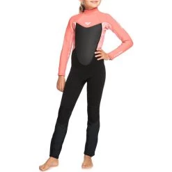 Roxy 4/3 Prologue Back Zip Wetsuit - Little Girls'