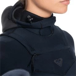 Roxy 5/4/3 Syncro Chest Zip Hooded Wetsuit - Women's -Roxy Sales roxy 5 4 3 syncro chest zip hooded wetsuit women s 4