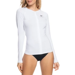 Roxy Essentials Long Sleeve Zipped 2 Rashguard - Women's