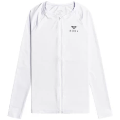 Roxy Essentials Long Sleeve Zipped 2 Rashguard - Women's -Roxy Sales roxy essentials long sleeve zipped 2 rashguard women s 4