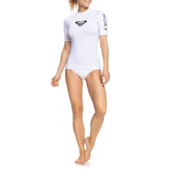 Roxy Whole Hearted Short Sleeve Rashguard - Women's -Roxy Sales roxy whole hearted short sleeve rashguard women s 8