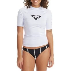 Roxy Whole Hearted Short Sleeve Rashguard - Women's